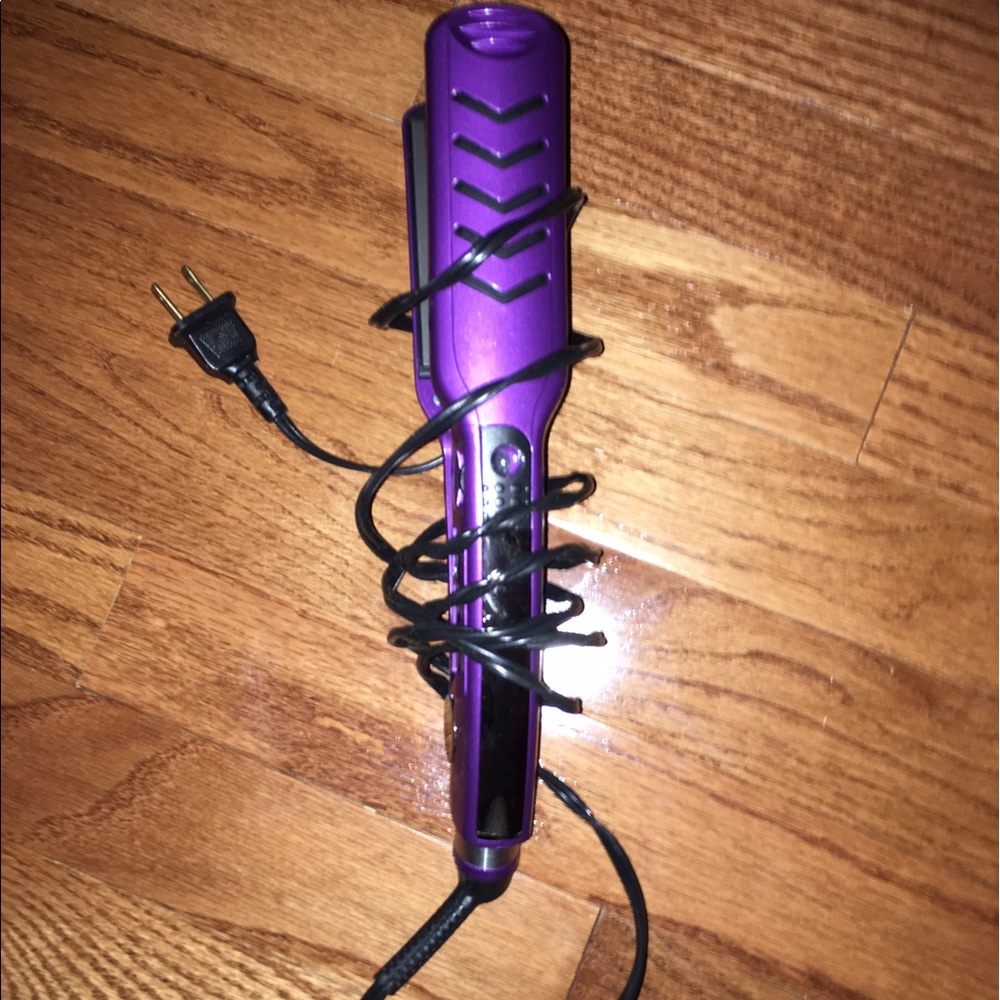 Purple Conair straightener