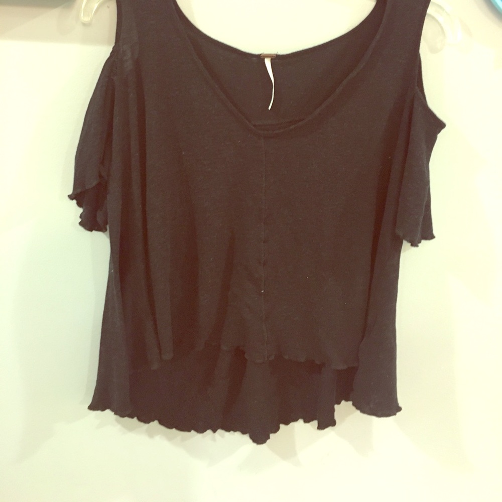 Free People Open Shoulder Top