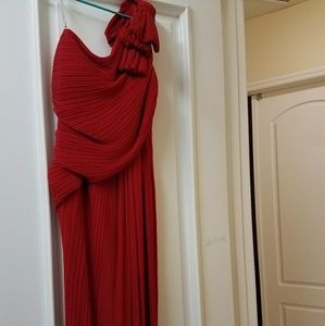 Formal red Tadashi Shoji from Bloomingdales