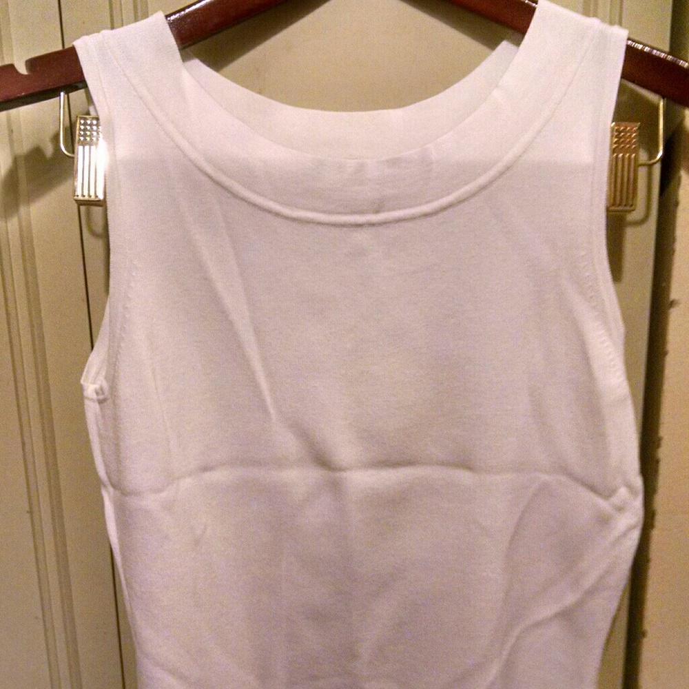 White dress Barn tank top