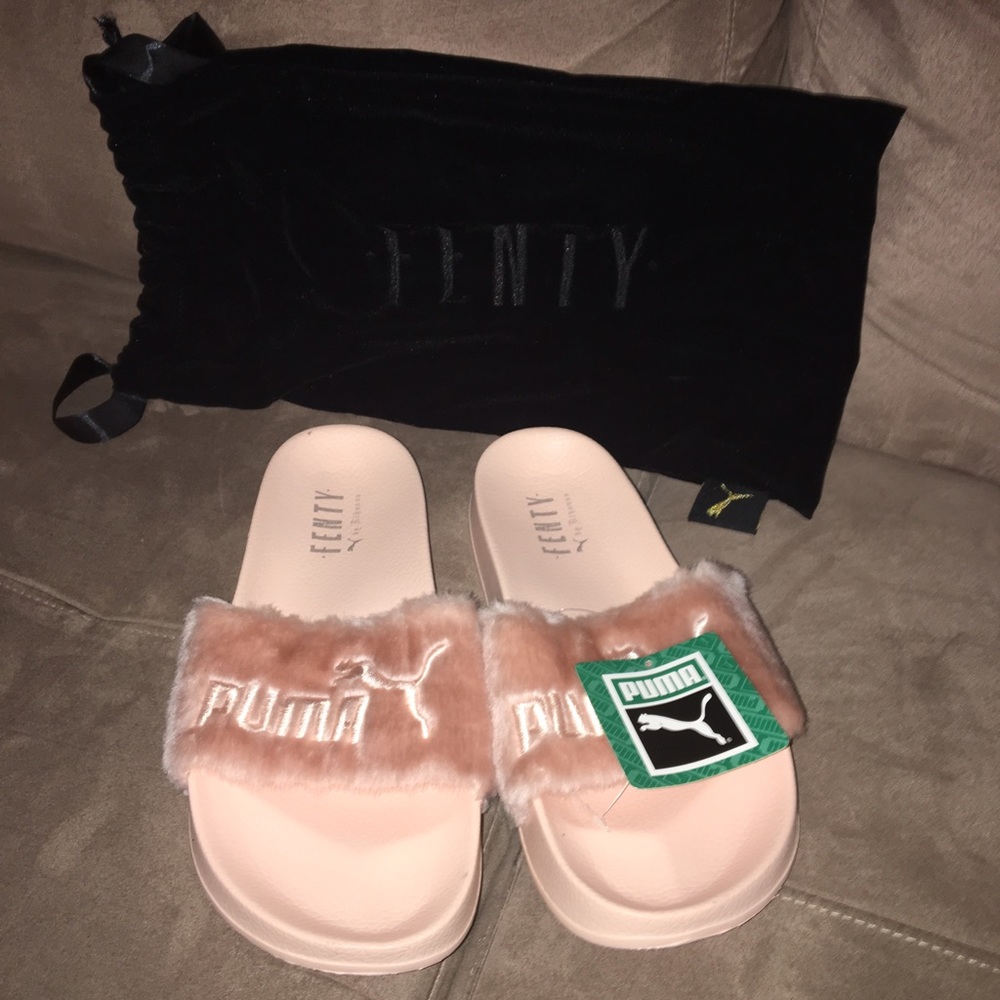 Rihanna Fenty PUMA Fur Slides