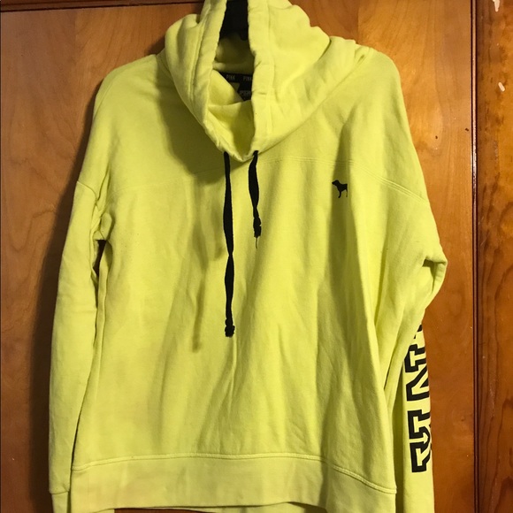 PINK Victoria's Secret Tops - Victoria's Secret pink cow neck sweatshirt