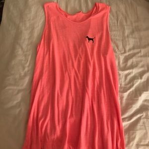 victoria's secret pink tank