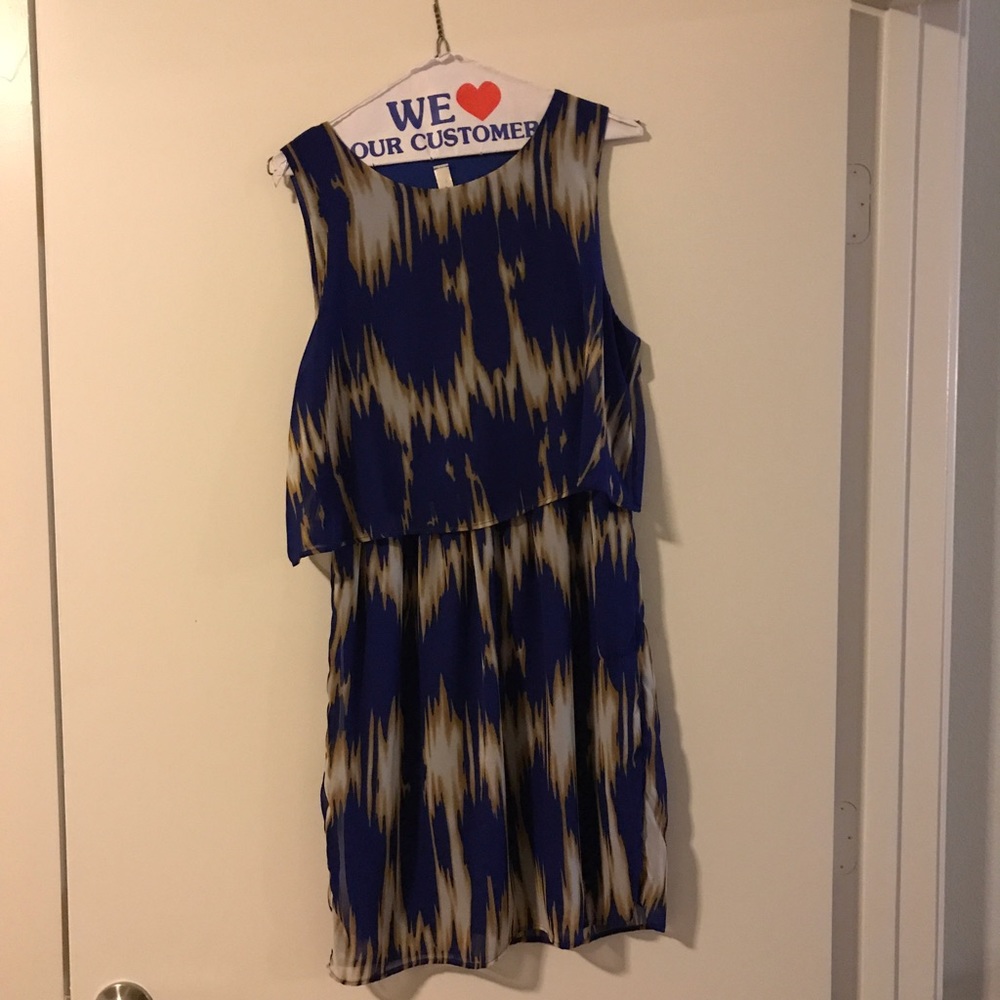 Teenplo blue layered dress