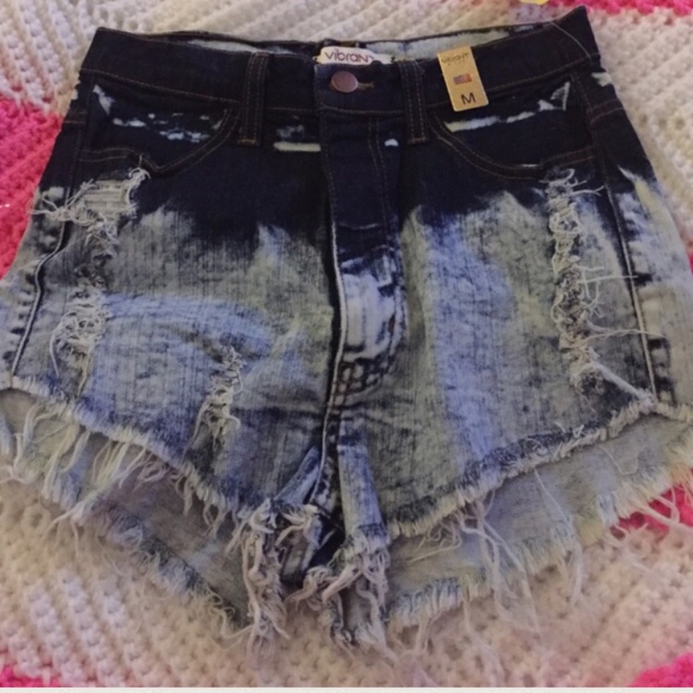 Nasty Gal high waisted mom jean shorts