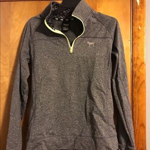 Victoria's Secret pink track jacket quarter zip