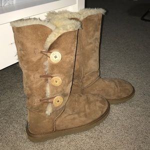 Tall Ugg Bailey Button Triple Boots
