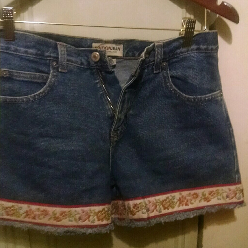 London jean shorts
