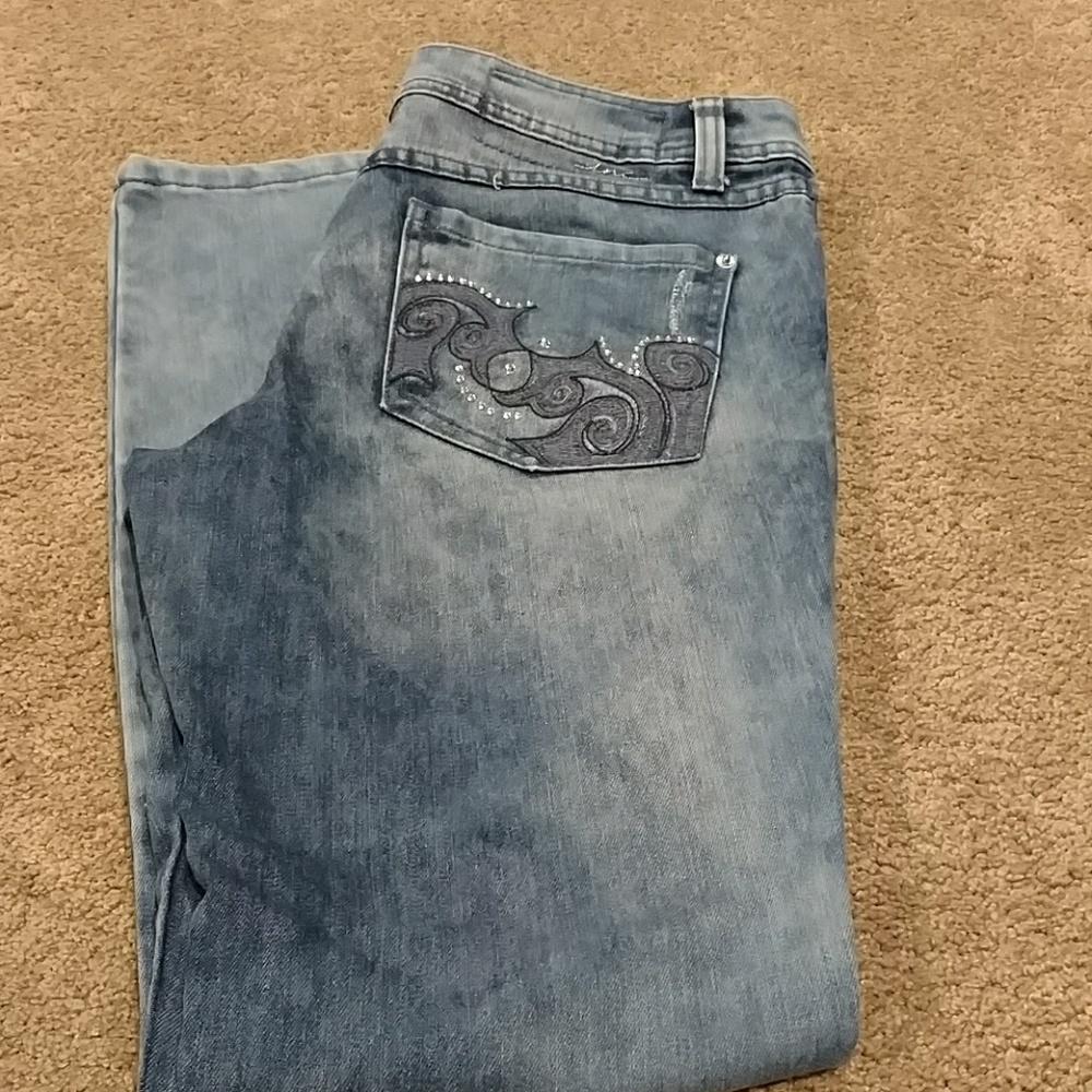 Just reduced! INC Skinny leg stone washed jeans.