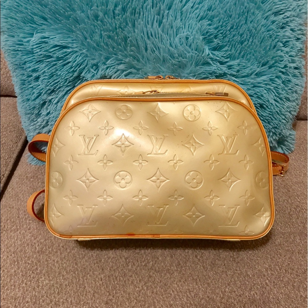 AUTH LOUIS VUITTON VERNIS MURRAY BACKPACK