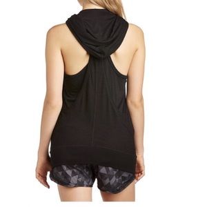 Black Nike Three D Sleeveless Vest Hoodie