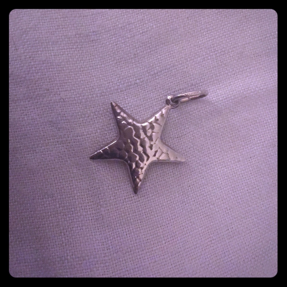 Starfishp silver pendent