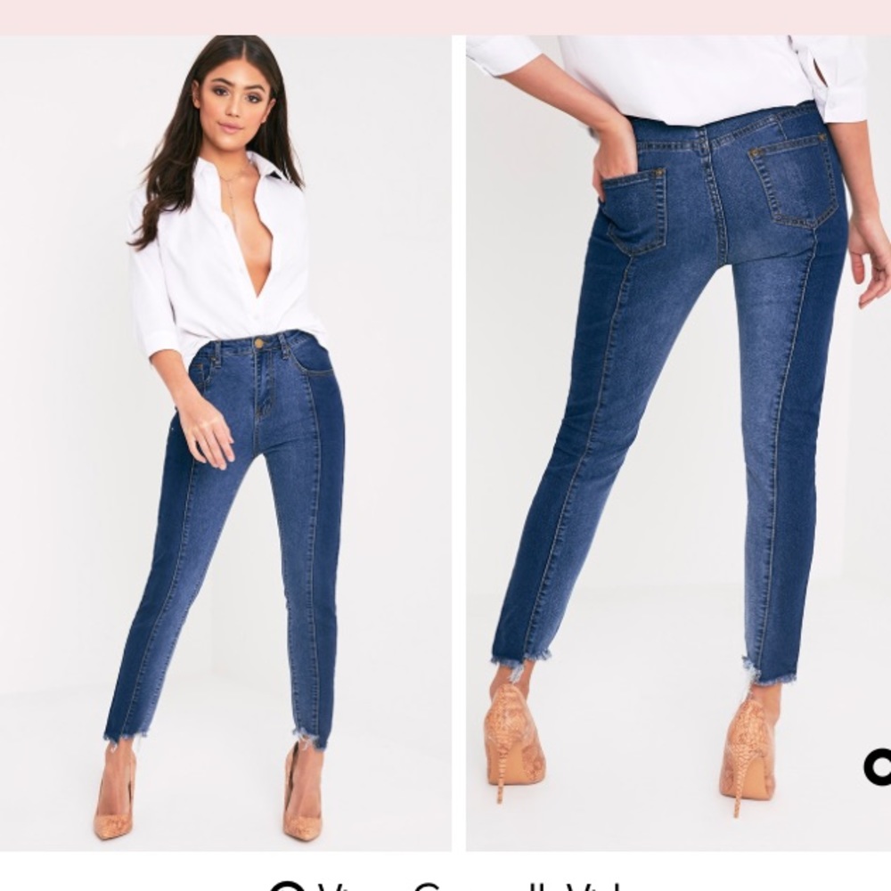 Two toned jeans