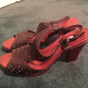 New Naya Open Toe Heels