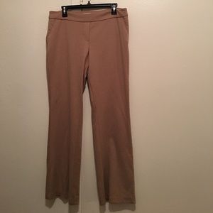 Yoga-style tan work pants