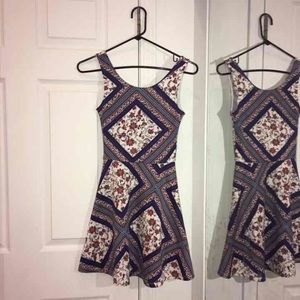 Printed Skater Dress