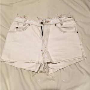 Vintage Frayed Jean Shorts