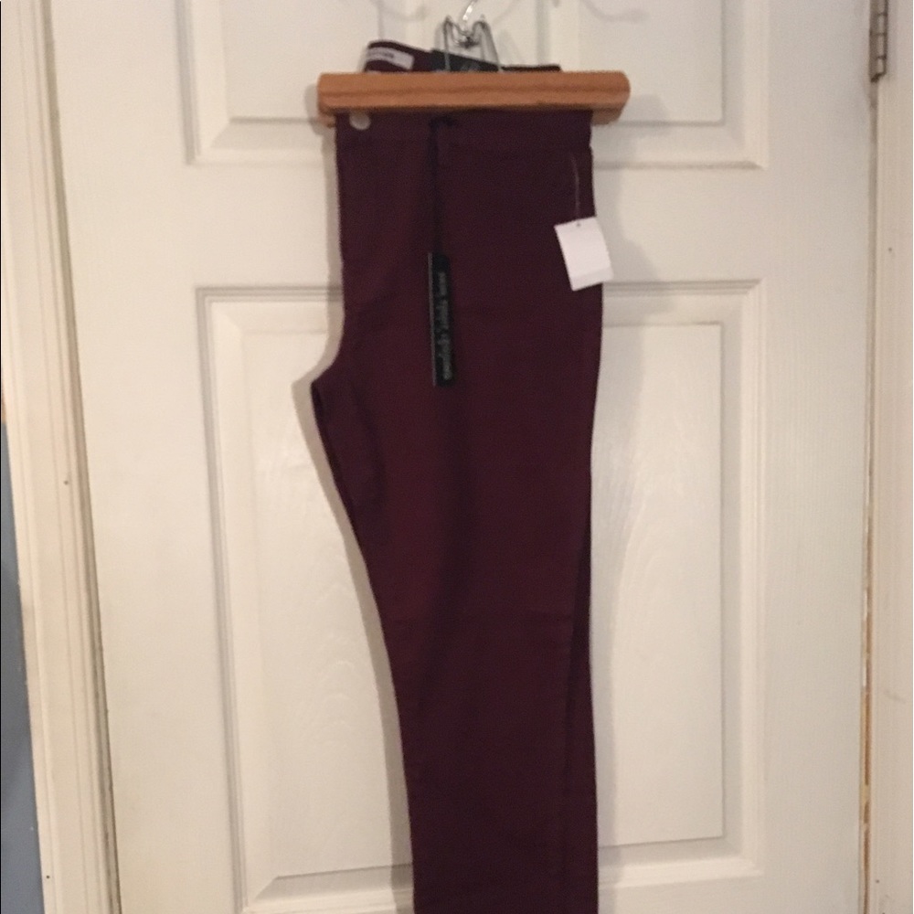 Burgundy Jeggings