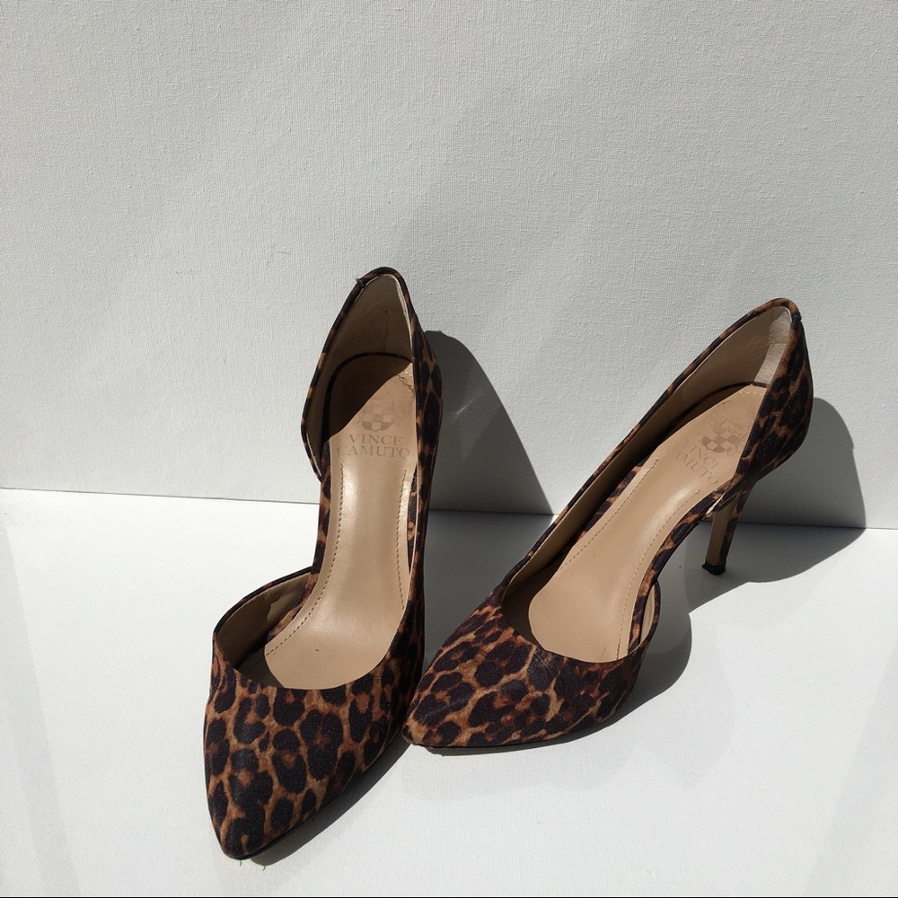 Vince Camuto Leopard Heels