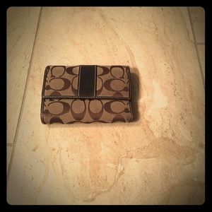 Authentic Coach Tri-Fold Wallet