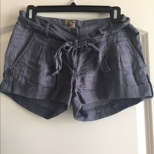Linen shorts