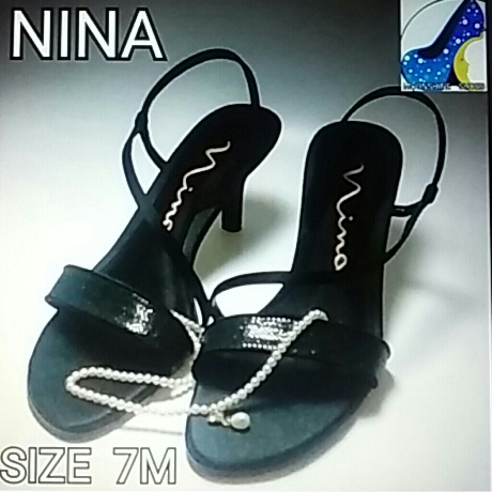 Elegant 3" leather & fabric dressy heels