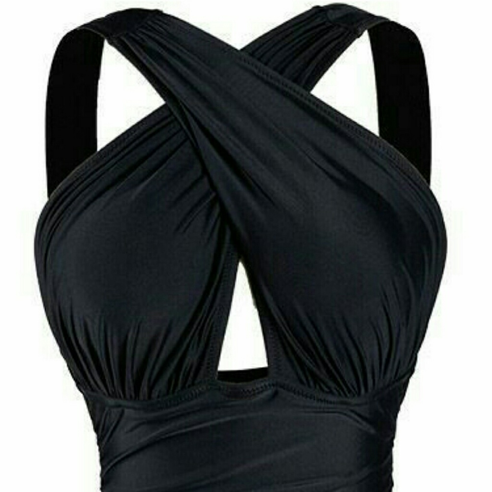 Cupshe NWT black bathing suit