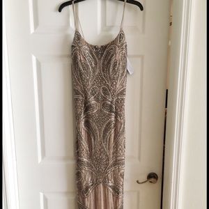 Aidan Mattox beaded gown