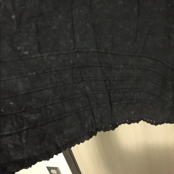 Acid washed black loose shirt - Picture 2 of 4