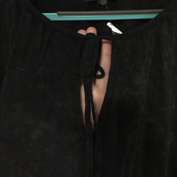 Acid washed black loose shirt - Picture 3 of 4