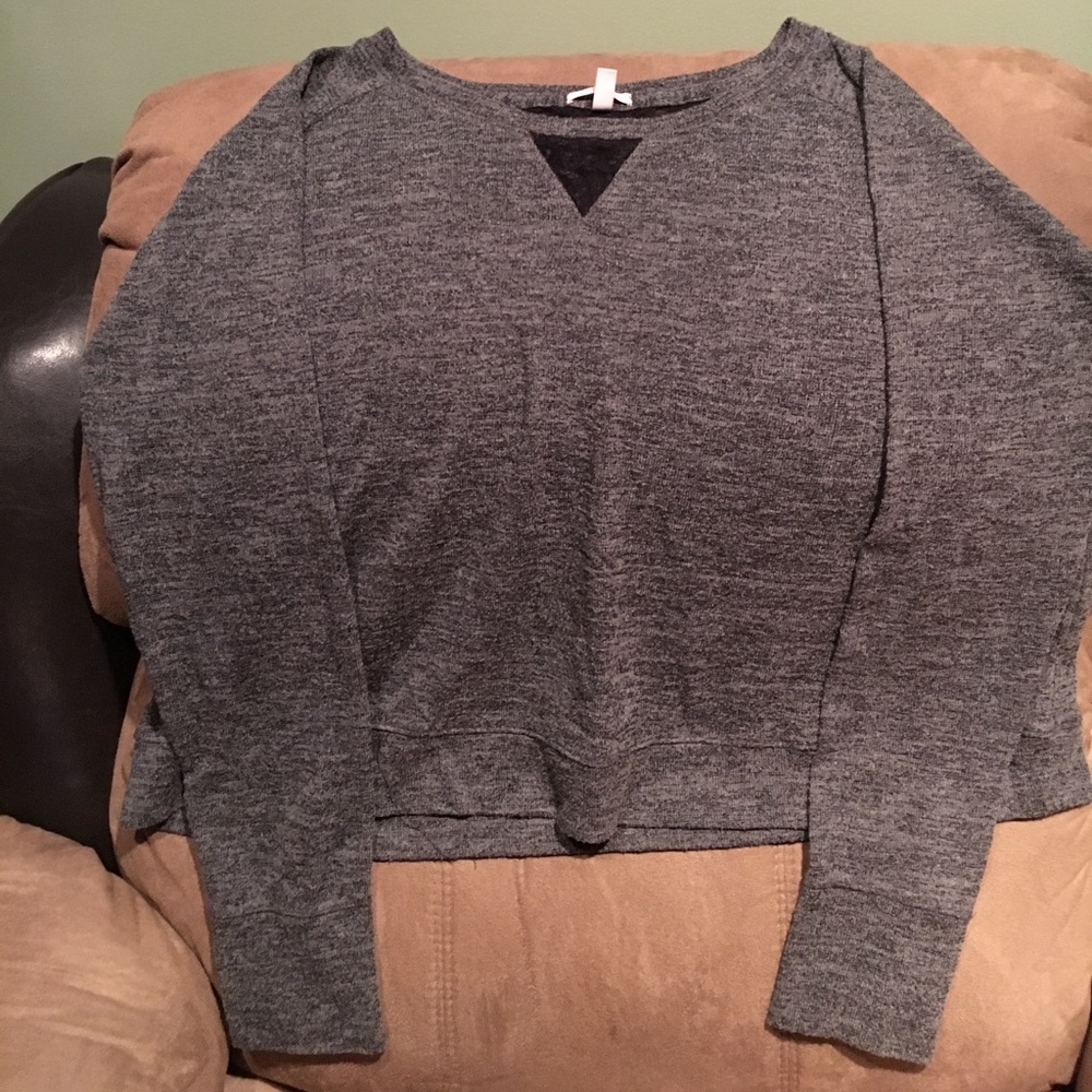 VS sweater sweatshirt in charcoal grey