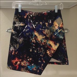 Asymmetric Mini-Skirt