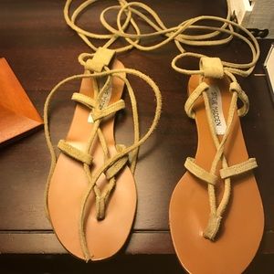 Steve Madden lace up sandals