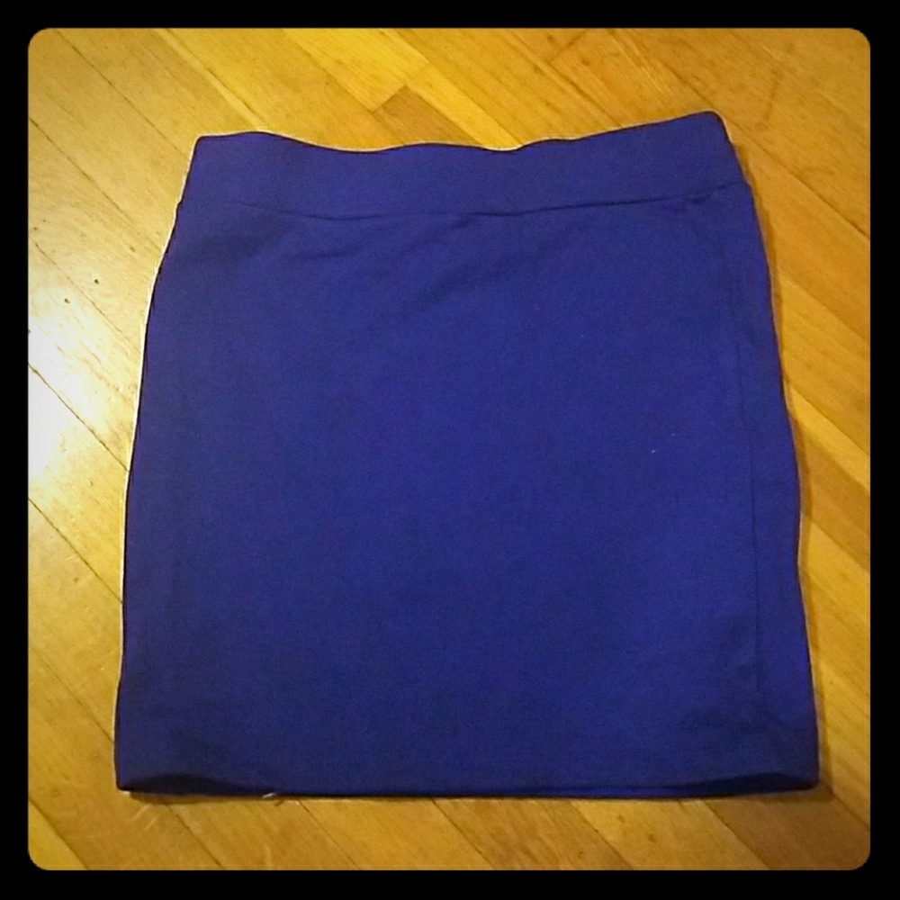 Forever 21 purple cotton mini skirt