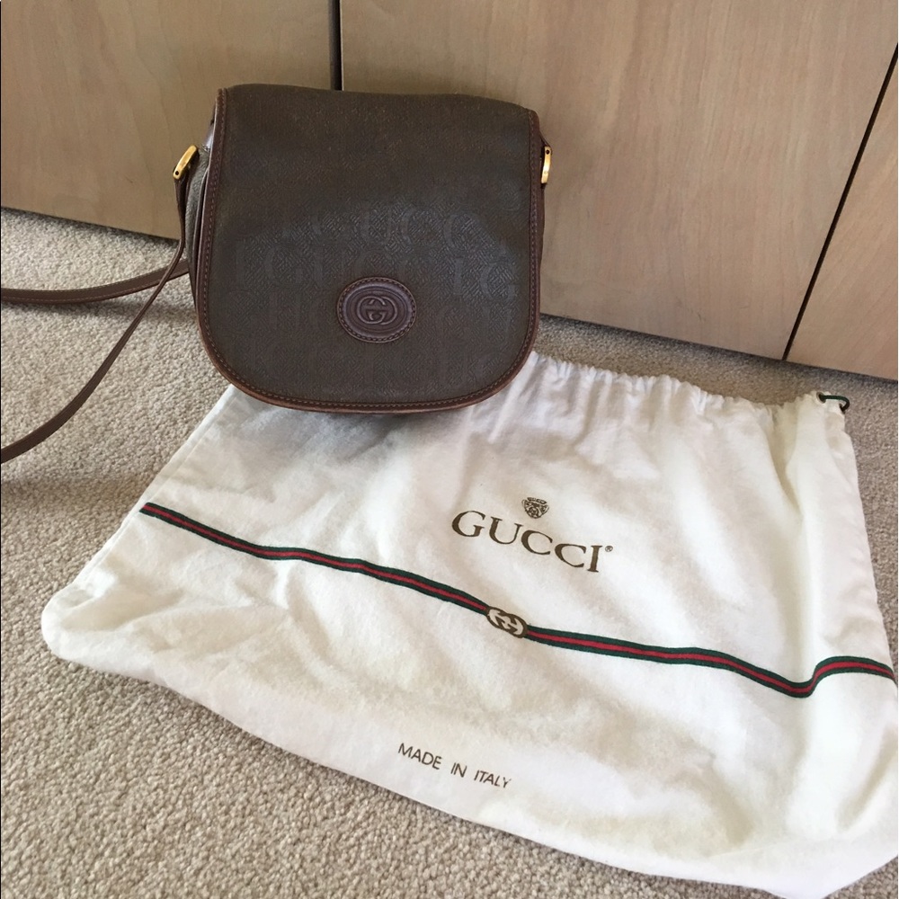 Gucci brown shoulder bag