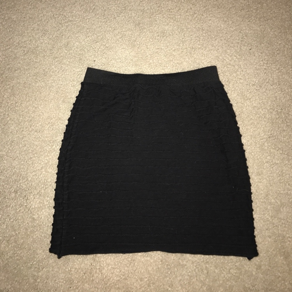 Forever 21 Black Stretchy Mini Skirt
