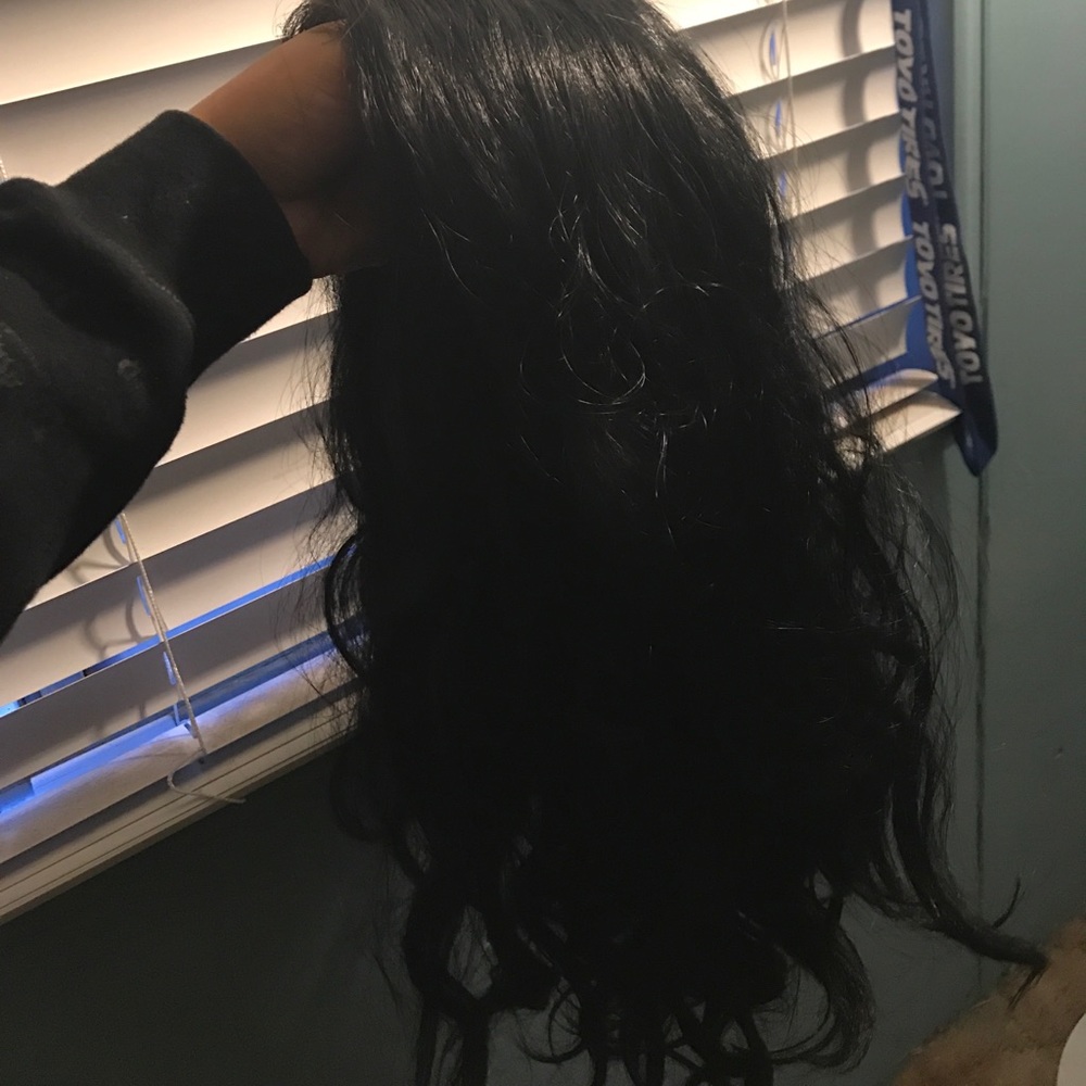 Lace front wig