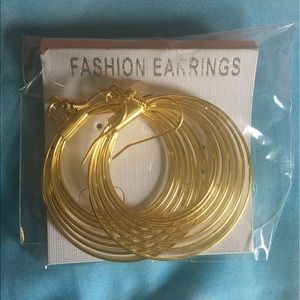 Gold Loop earrings