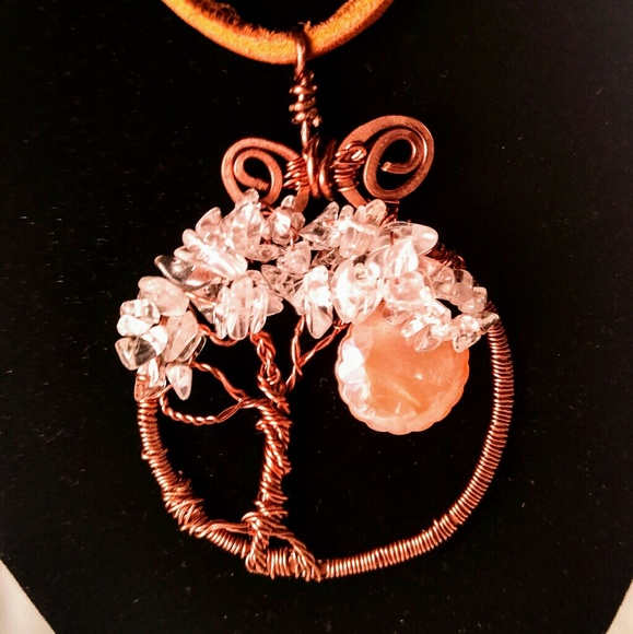 Copper Tree Pendant - Picture 1 of 2