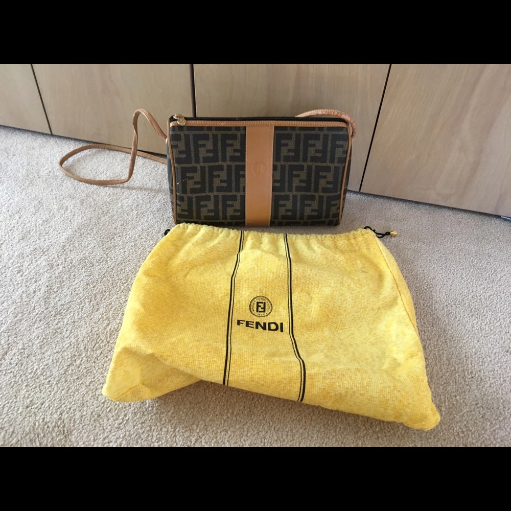 Fendi brown shoulder bag