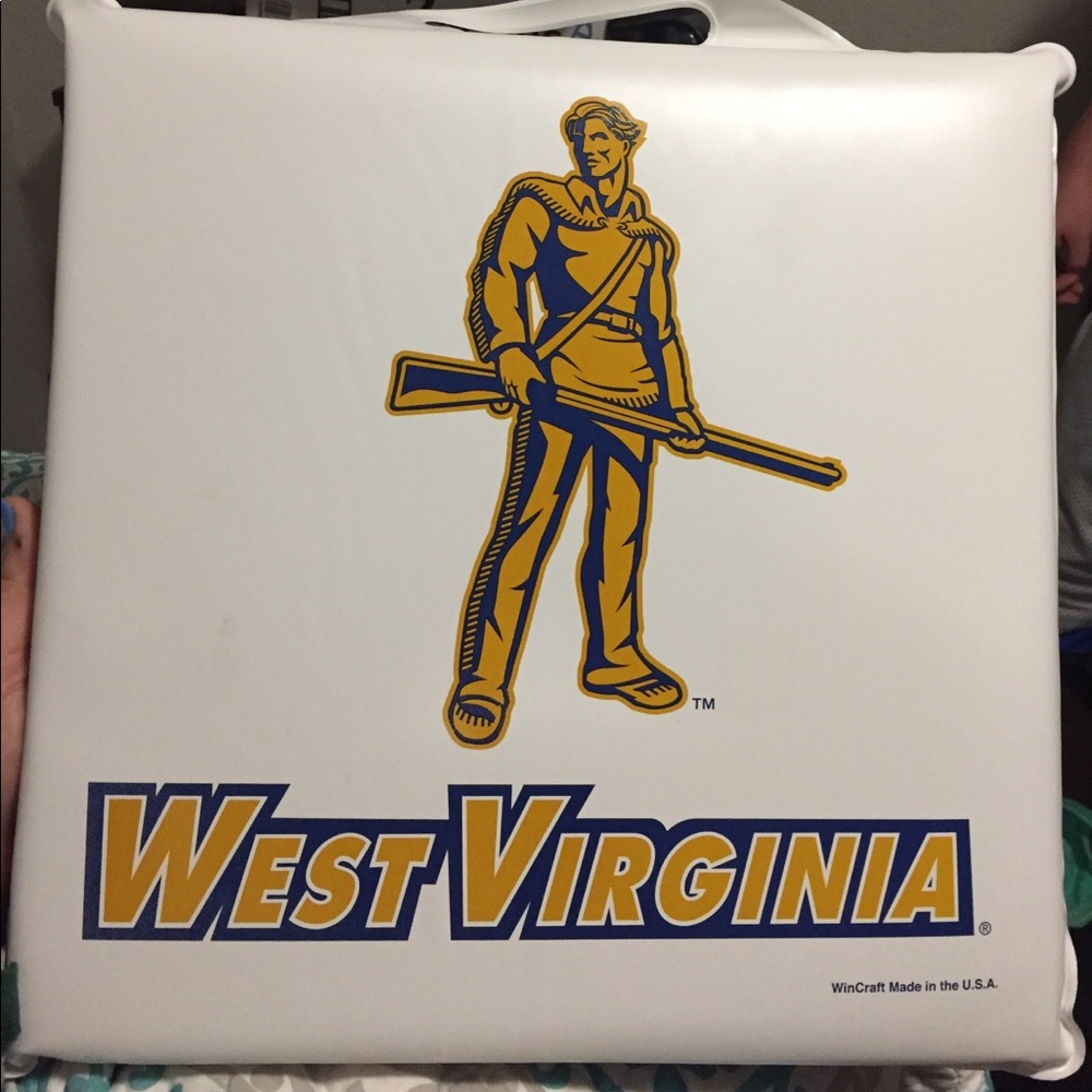 WVU bleachers seat cushion