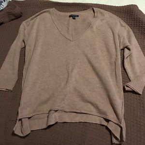 Mauve mid sleeve thin sweater, size small