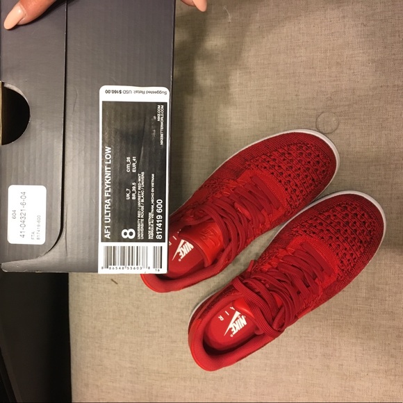 Nike Ultra Flyknit Low Sneaker in Red - Picture 3 of 4