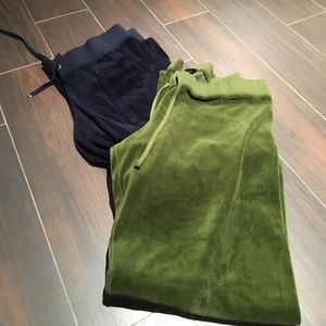 Juicy velour track pants (navy)