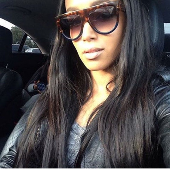 🚨Last🚨"Betty Rubble" Oversized Flat Top Aviators - Picture 2 of 4