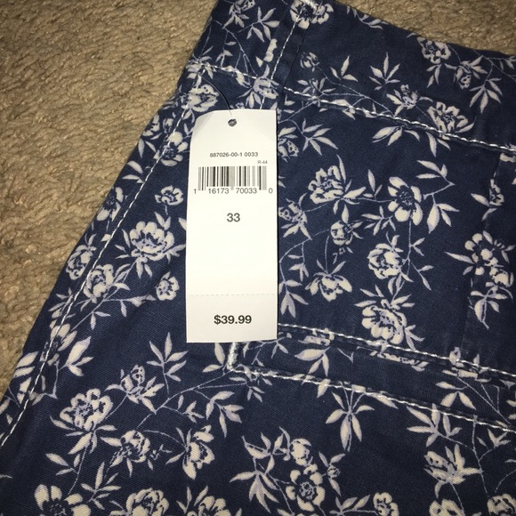 Gap blue floral shorts SZ 33 - Picture 3 of 4