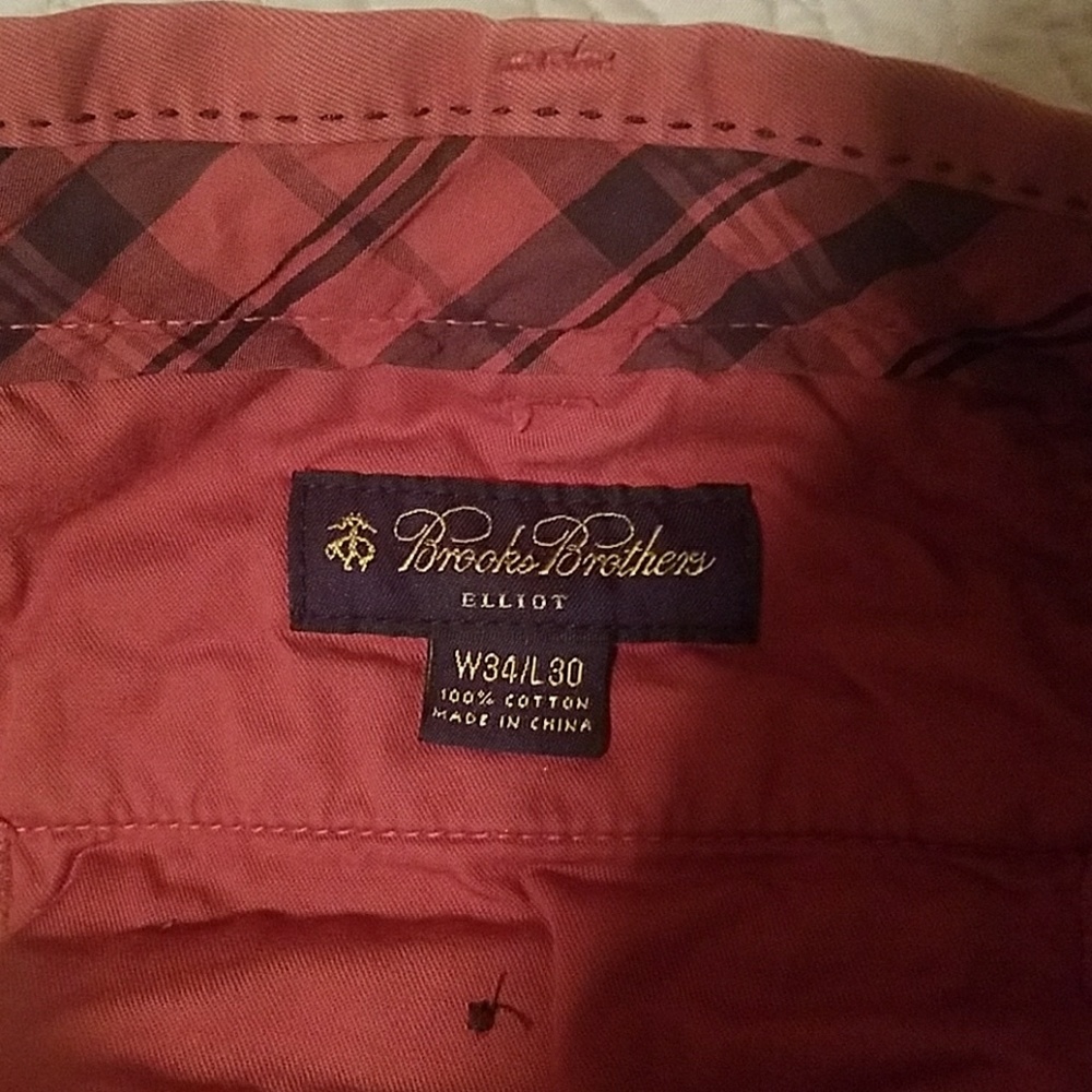 🔥HP🔥Brooks Brothers Elliot Chinos, NanTucket Red - Picture 4 of 4