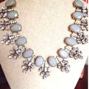 Crystal Cluster Elegant Statement Necklace.