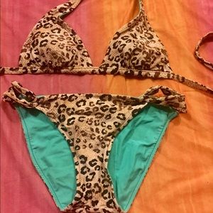 Leopard Print cute bikini