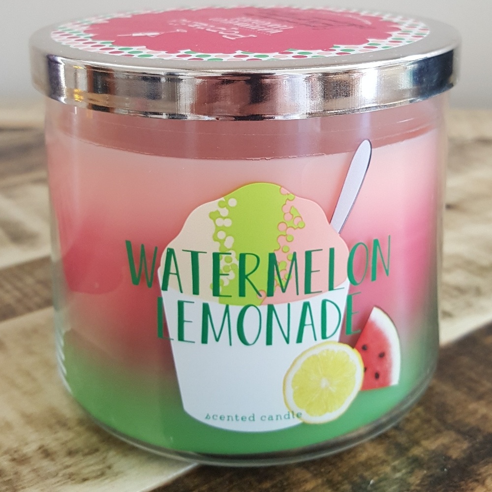 Bath & Body Works WATERMELON LEMONADE 3 Wick